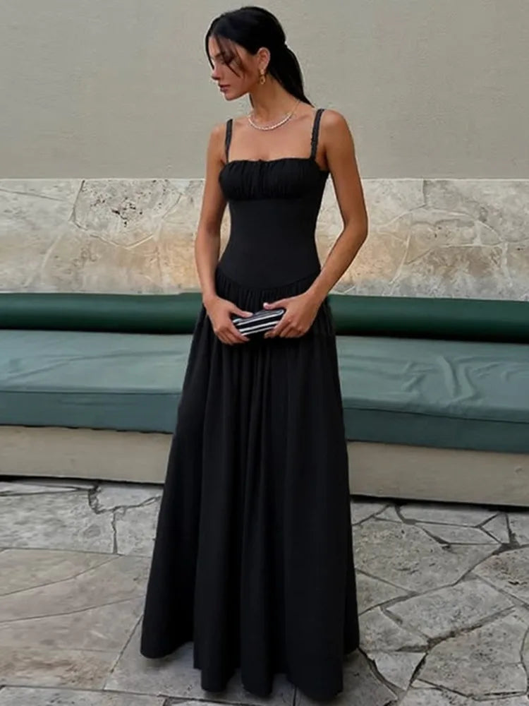 Spaghetti Vestido Maxi