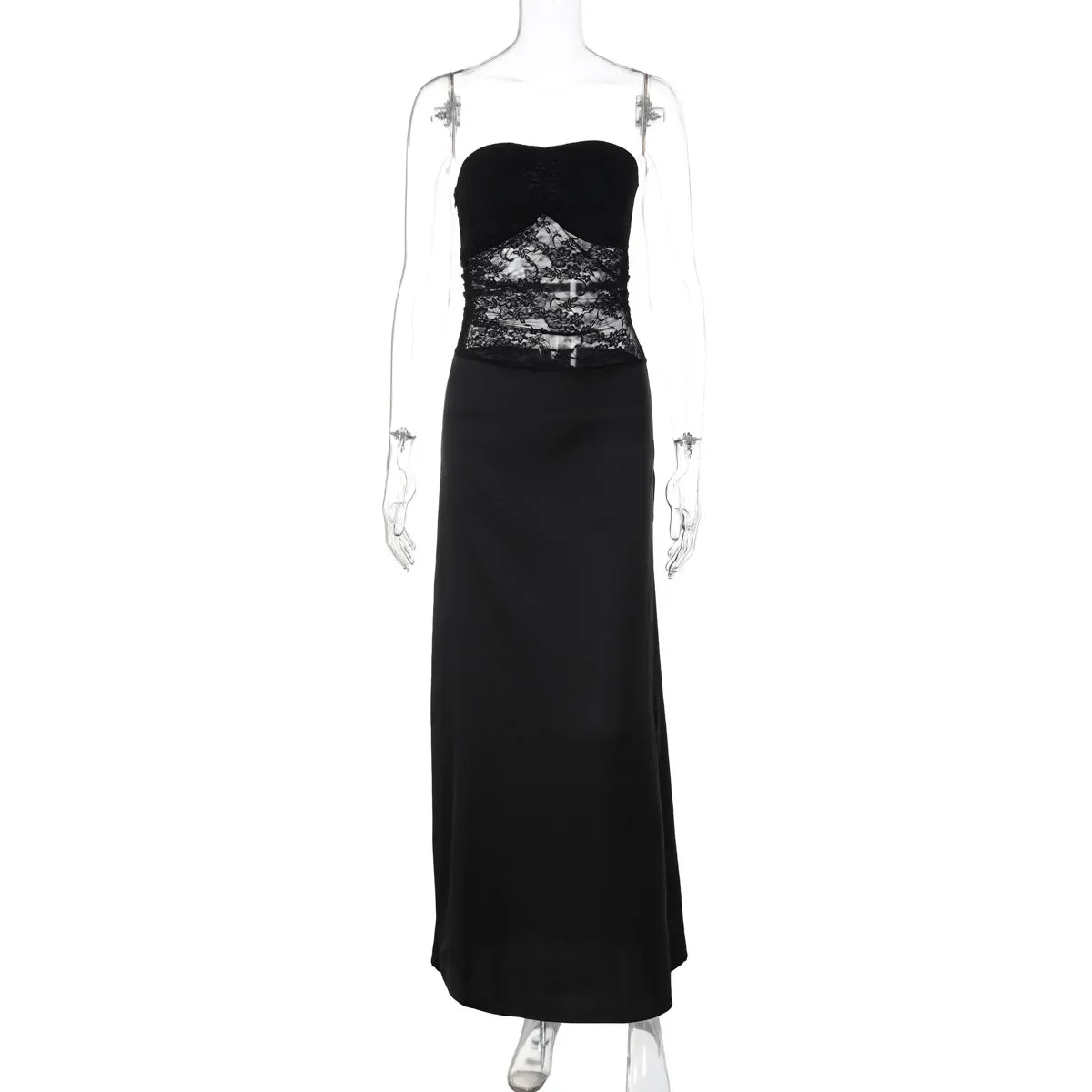 Clara Vestido Elegante Negro